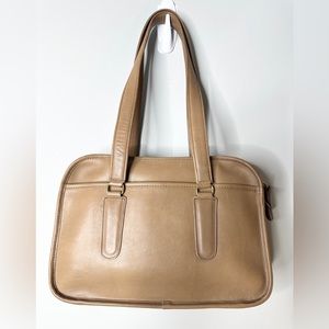 Coach Vintage Skinny Flight Bag in Putty. Made in the original NYC factory